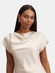 Forever New Cream Reign Cowl Neck Top - Image 3 of 5