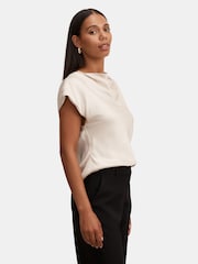 Forever New Cream Reign Cowl Neck Top - Image 4 of 5