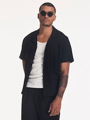 Religion Black Slub Shirt - Image 2 of 4