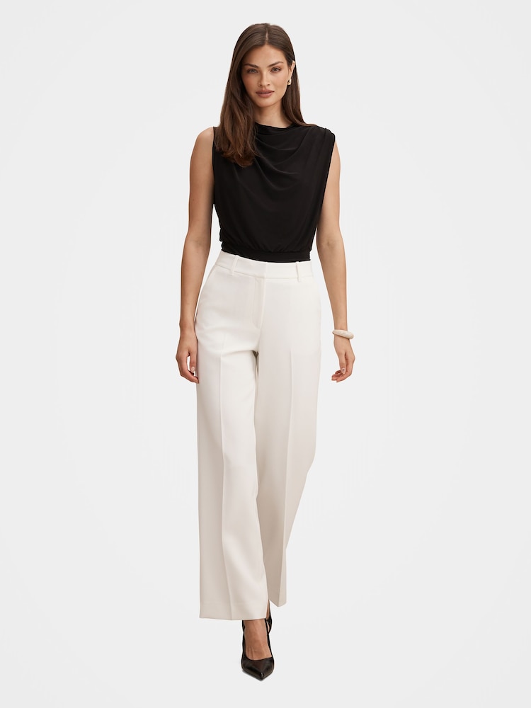 Forever New White Ada Straight Leg Trousers - Image 5 of 5 Forever New White Ada Straight Leg Trousers - Image 5 of 5