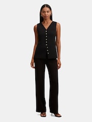 Forever New Black Ayla Contrast Waistcoat - Image 5 of 5