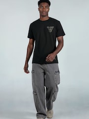 Religion Black Dripping Skull T-Shirt - Image 4 of 4