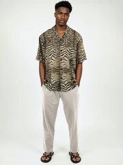 Кремовий - Religion Crinkle Trousers - Image 4 of 4