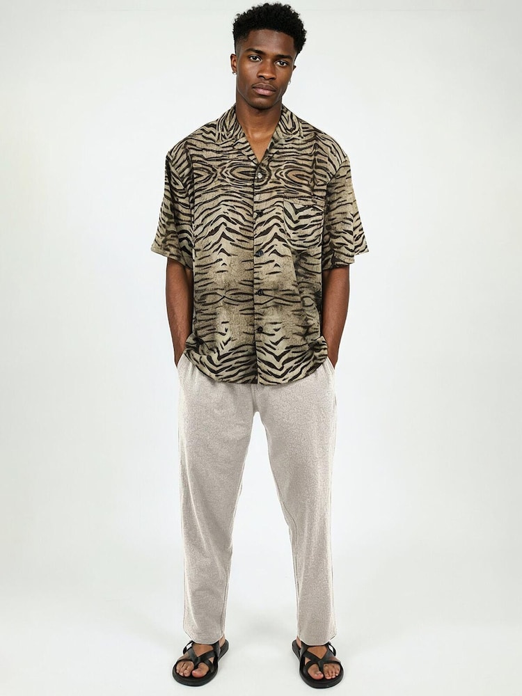 Кремовий - Religion Crinkle Trousers - Image 4 of 4