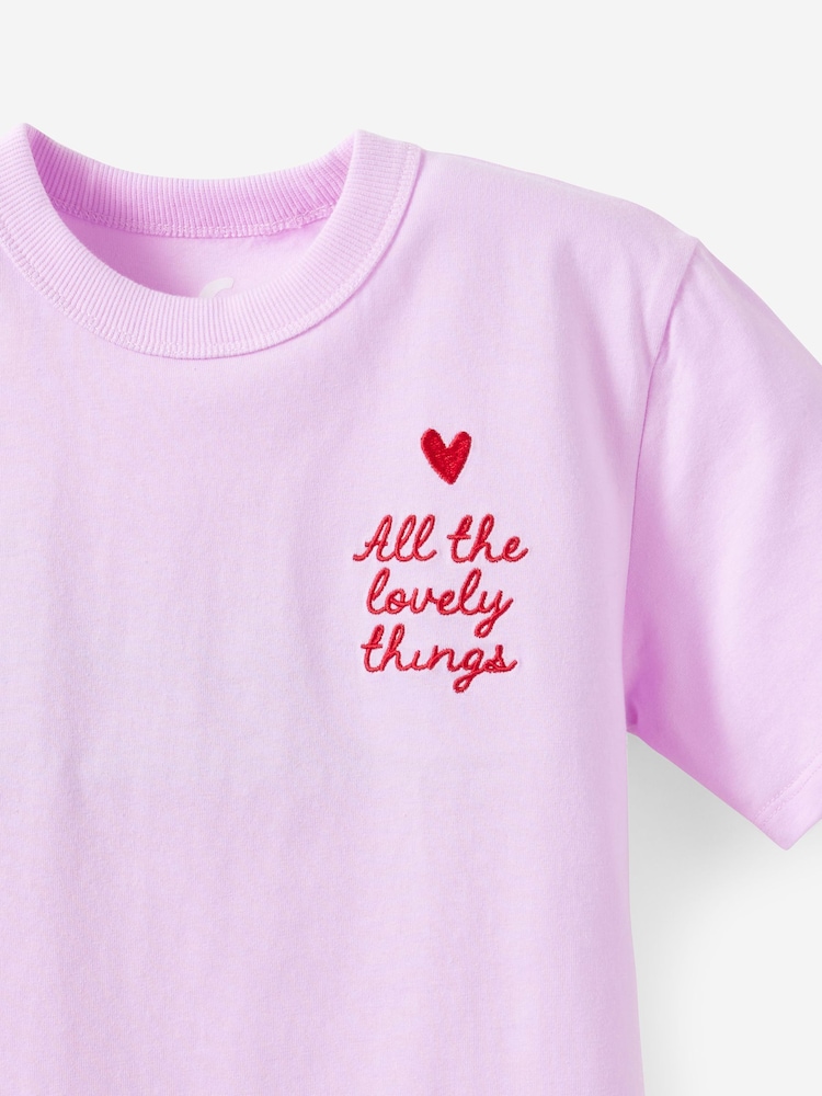 Cotton On Pink Poppy Oversize Graphic Print T-Shirt - Image 3 of 3