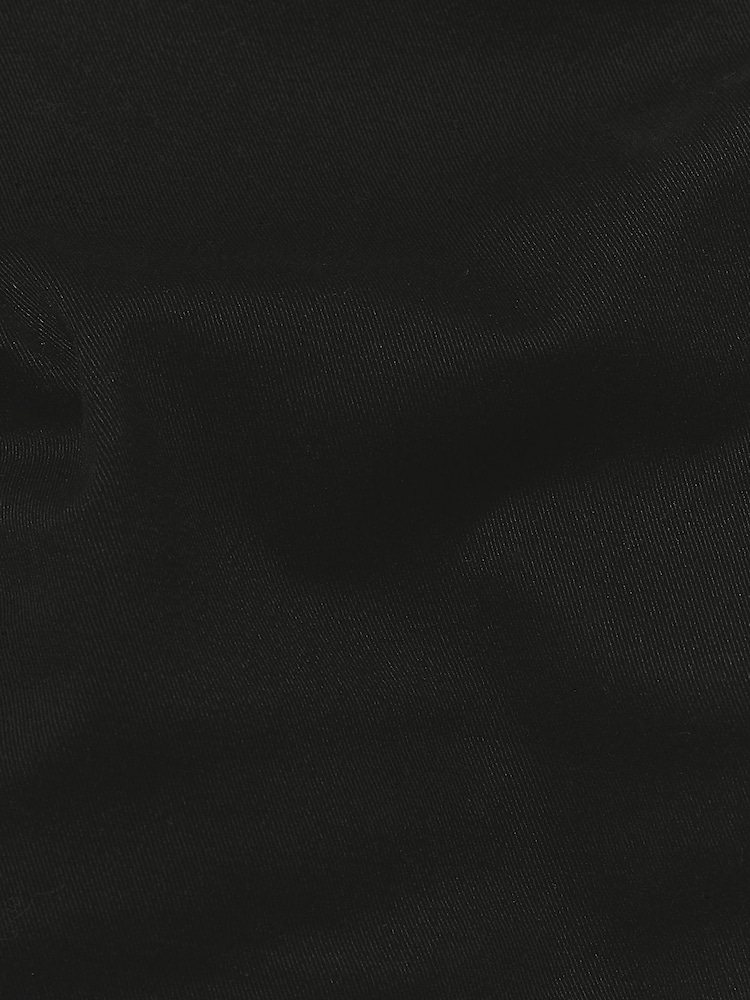 Tailored Athlete Black Muscle Fit Chino Shorts - Image 7 of 7