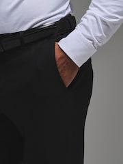 Nero cromato - Tailored Athlete Muscle Fit Tech Suit Trousers - Immagine 5 di 6