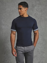 Tailored Athlete Muscle Fit Tipped T-Shirt - Εικόνα 1 του 7