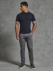 Tailored Athlete Muscle Fit Tipped T-Shirt - Εικόνα 5 του 7