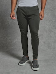 Tailored Athlete Green Muscle Fit Chino Trousers - Image 1 of 7