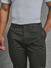 Tailored Athlete Green Muscle Fit Chino Trousers - Image 6 of 7