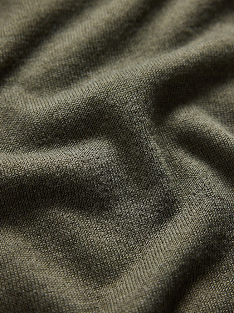 The Set 3 Pack Roll Neck Jumpers With Wool Forest Green  Syrah/Red Ganache/Brown Goat/Beige - Image 13 of 13