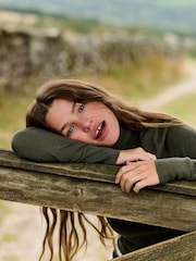 The Set 3 Pack Roll Neck Jumpers With Wool Forest Green  Syrah/Red Ganache/Brown Goat/Beige - Image 6 of 13