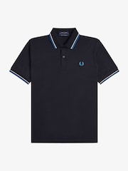 Fred Perry Blue Twin Tipped Fred Perry Shirt - Image 1 of 2