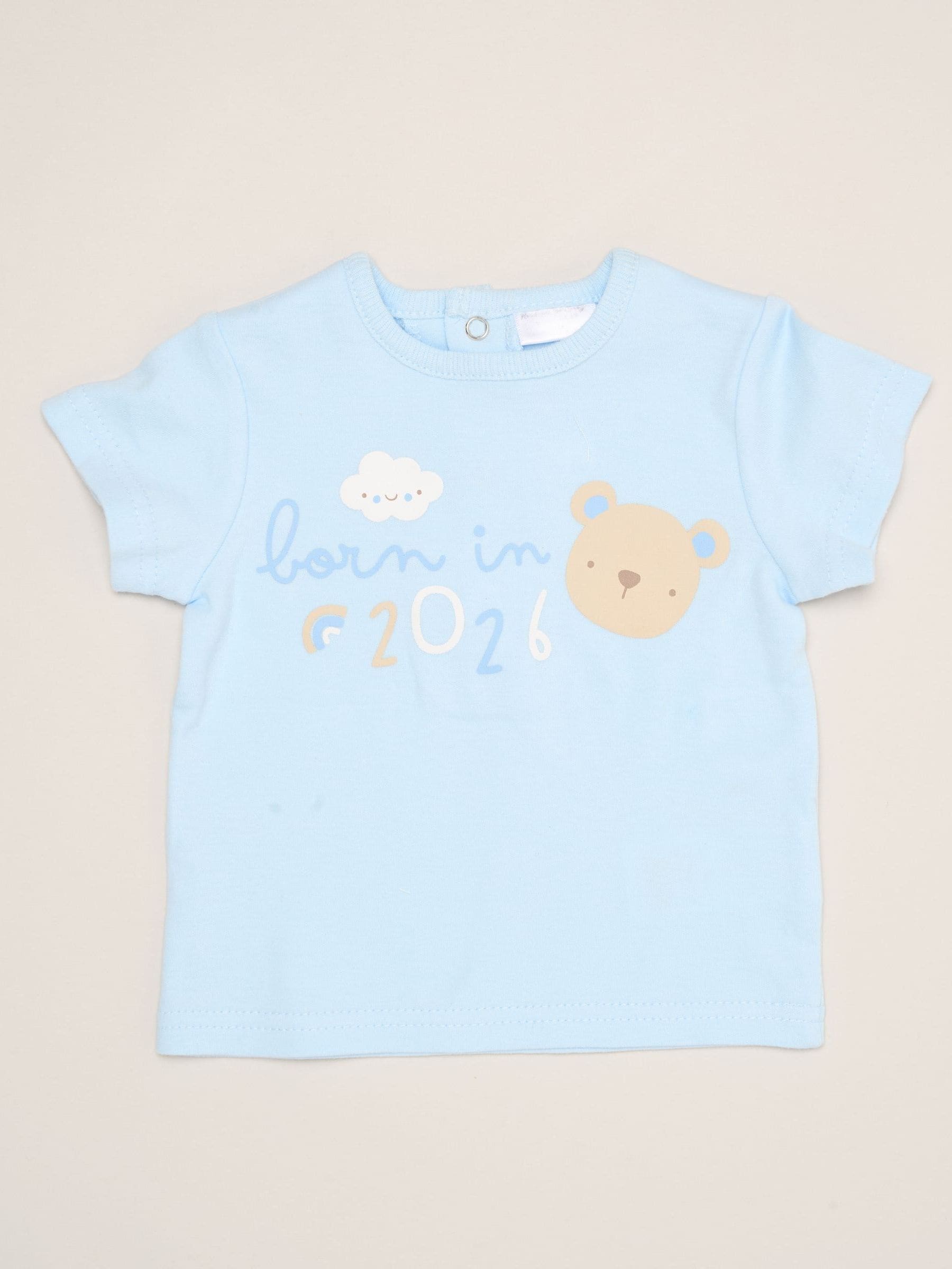 Next：日本 ブルー - クマプリント - Rock-A-Bye Baby Boutique T