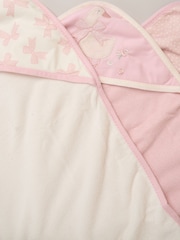 Rock-A-Bye Baby Boutique White Chalk Hooded Towels And Wash Cloth Set 3 Pack - Image 2 of 3