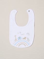 Rock-A-Bye Baby Boutique Rainbow White All-In-One Baby Gift Set 5 Piece - Image 5 of 6