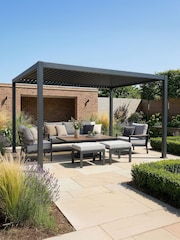 Maze Grey Jupiter Frame Pergola 3x4m - Image 2 of 6