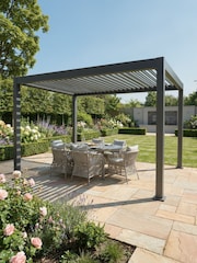 Maze Grey Jupiter Frame & assembly service Pergola 3x4m - Image 1 of 4