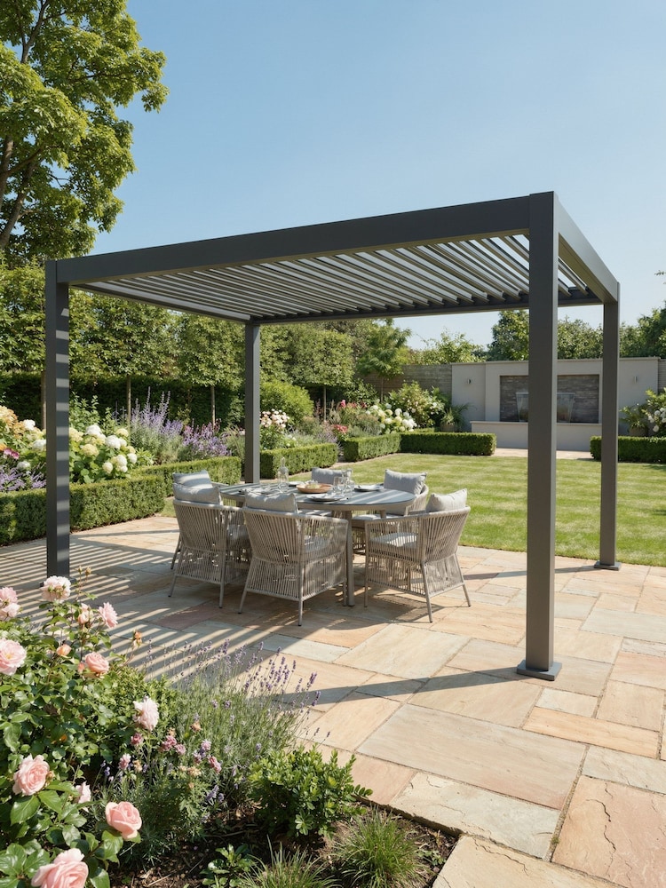 Maze Grey Jupiter Frame & assembly service Pergola 3x4m - Image 1 of 4 Maze Grey Jupiter Frame & assembly service Pergola 3x4m - Image 1 of 4