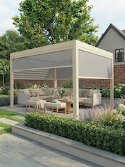 Maze Latte Jupiter Frame, accessories & assembly service Pergola 3x4m - Image 1 of 6