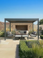 Maze Grey Jupiter Frame & accessories Pergola 3x4m - Image 1 of 6