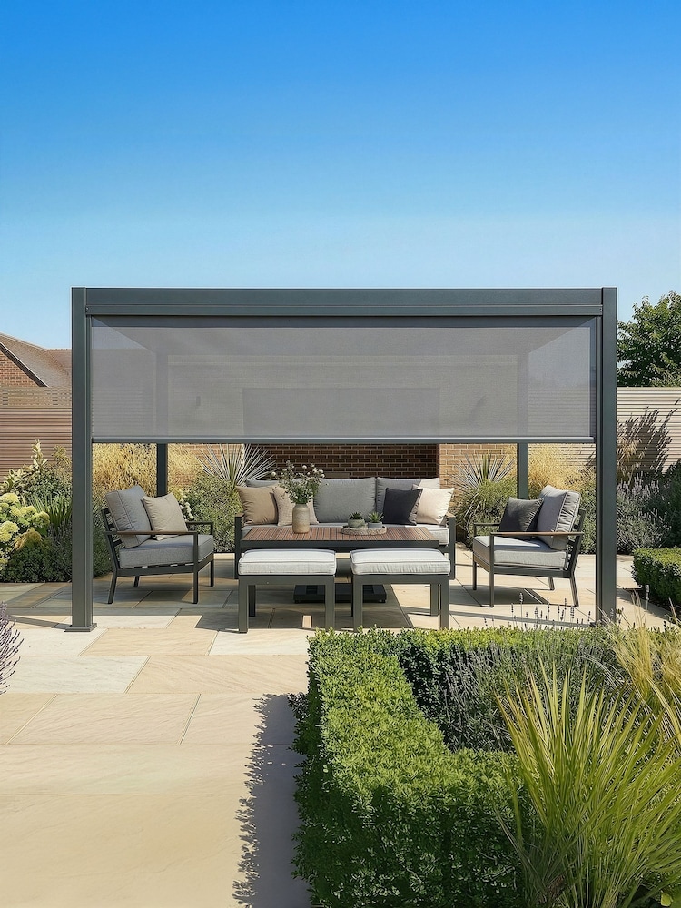 Maze Grey Jupiter Frame & accessories Pergola 3x4m - Image 2 of 6