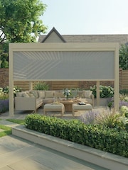 Maze Latte Jupiter Frame & accessories Pergola 3x4m - Image 4 of 6