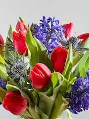 Arena Flowers Spring Promise Tulip and Hyacinths Valentines Fresh Flower Bouquet - Image 3 of 4
