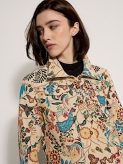 Apricot Blue Novelty Tapestry Floral Jacket - Image 4 of 4