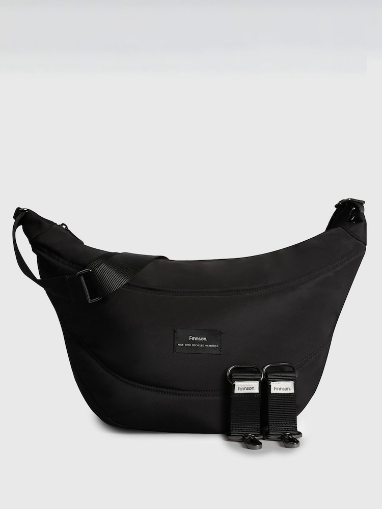 Finnson Black Osma Sling Changing Bag With Stroller Clips - Image 1 of 5