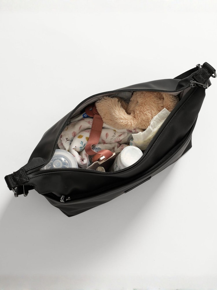 Finnson Black Fia Oversized Sling Stroller Organiser With Clips - Image 6 of 6