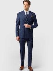 Ted Baker Tailoring Chalk Stripe Blue Jacket - Image 3 of 6