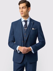 Antique Rogue Blue Maddoc Check Suit Jacket - Image 1 of 5