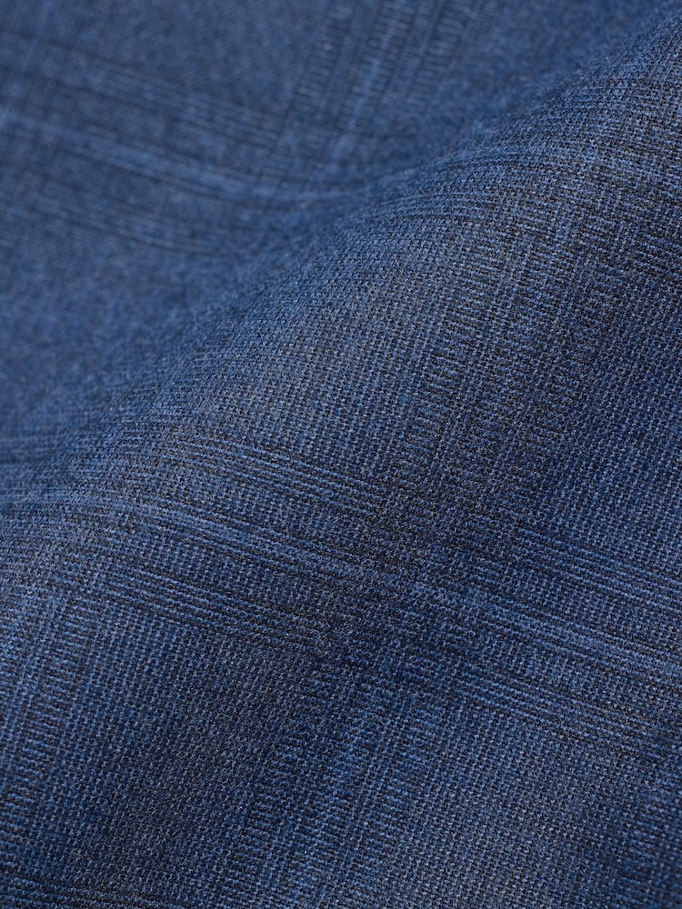 Antique Rogue Blue Maddoc Check Suit Jacket - Image 5 of 5