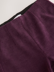 Rojo burdeos - Leggings de pana - Imagen 7 de 8