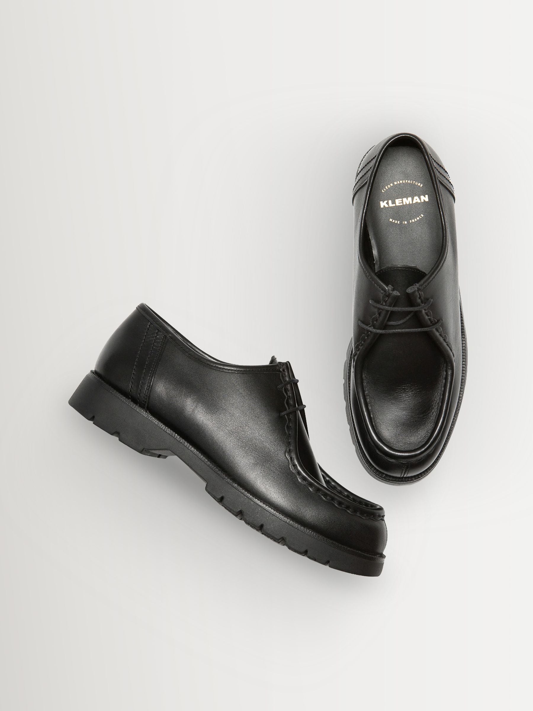 Buy Kleman Black Padror Leather Shoes from Next USA