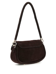 Guess Brown Danya Flap Shoulder Bag - Image 2 of 4