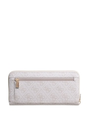 Guess White Laurel II Slg Large Zip Around Purse - Image 2 of 4