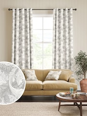 William Morris At Home Smoke Acanthus Made to Measure Curtains - Image 1 of 9