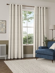 William Morris At Home Linen Blackthorn Woven Stripe Made to Measure Curtains - Image 2 of 9