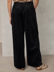 Black Cord Wide Leg Trousers - Image 3 of 7