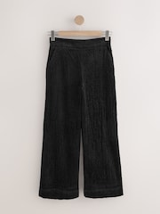 Black Cord Wide Leg Trousers - Image 5 of 7