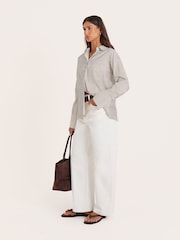 4th & Reckless Brown Frankie Shirt - Image 4 of 8