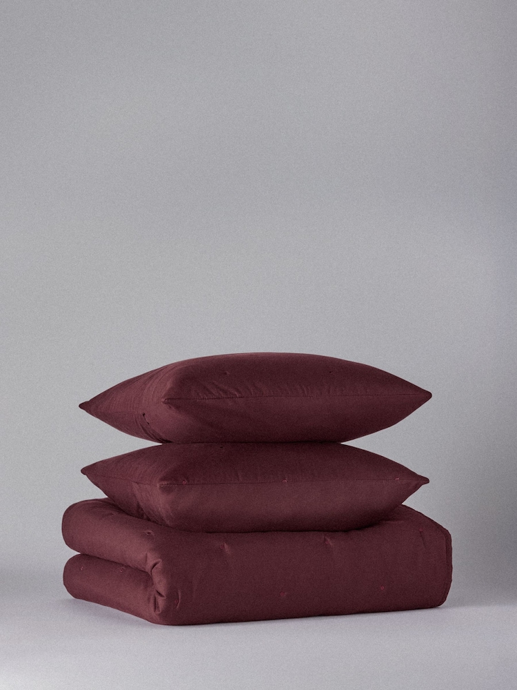The Set 3 Piece Quilted Bedspread and putetrekk - Bilde 2 av 3