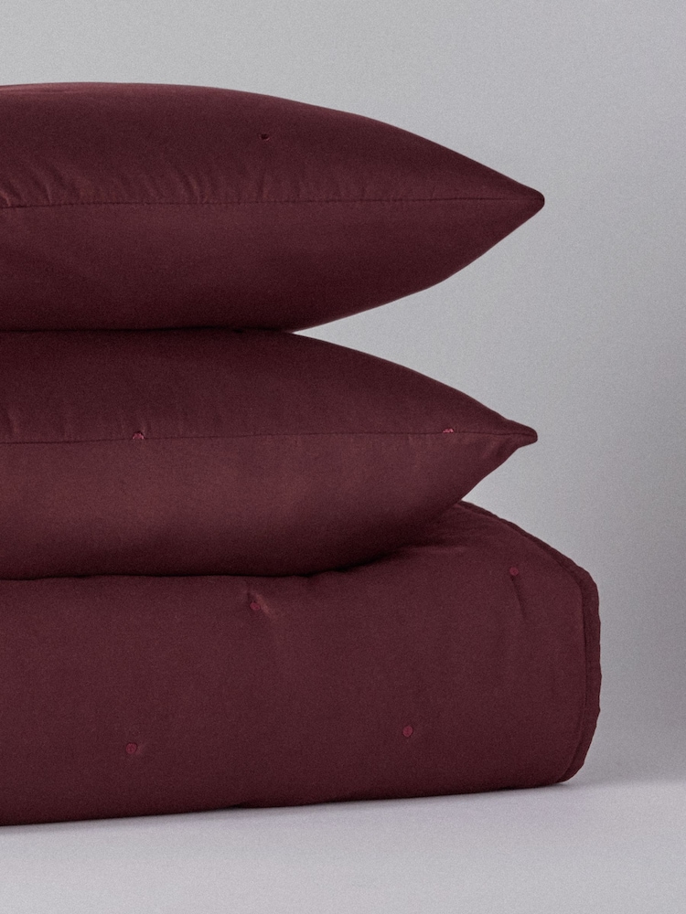 The Set 3 Piece Quilted Bedspread and putetrekk - Bilde 3 av 3