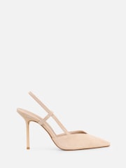 Simmi London Cream Kandy Slingback Court Shoes - Image 2 of 5