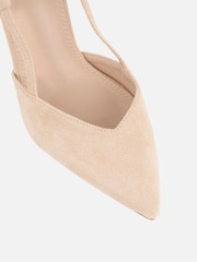 Simmi London Cream Kandy Slingback Court Shoes - Image 4 of 5