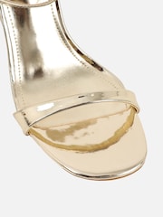 Simmi London Gold Kimah Wedge Heeled Sandals - Image 4 of 4