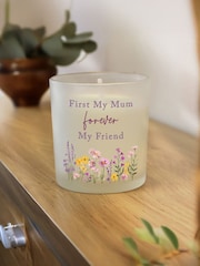 Personalised Wild Flower Jar Candle by PMC - Image 2 of 3